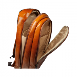 Sac à dos borne Cuir de vachette   - Gerard Henon 