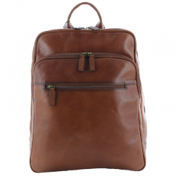 Sac à dos porte-ordi cuir vachette 