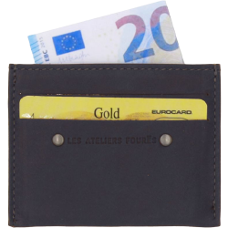 Porte-cartes 2x2 avec option RFID Baroudeur - Ateliers Fourès 
