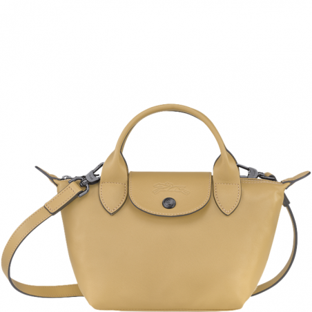 Sac porté main Le Pliage Cuir - Longchamp