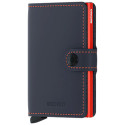 Porte Carte RFID Matte Night Blue Orange - Secrid